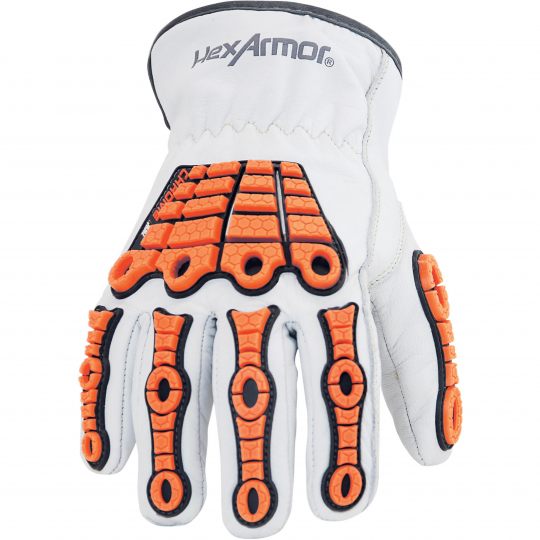 HexArmor Glove leather impact 360 degree cut, arc level 2