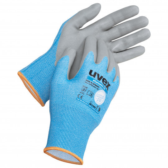 Uvex phynomic C5 Glove aqua-poly foam cut 5 (level C)