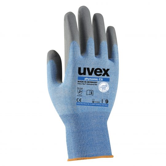 Uvex phynomic C5 Glove aqua-poly foam cut 5 (level C)