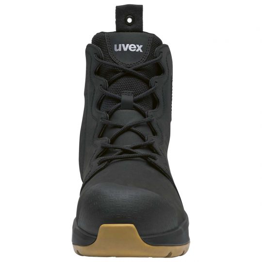 Uvex 3 x-flow zip black/tan 150mm laceup boot