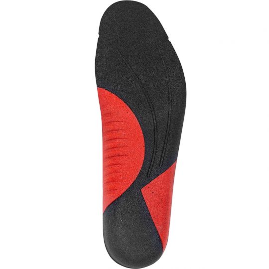 tuneup 2.0 high arch insole, red, width 11/14