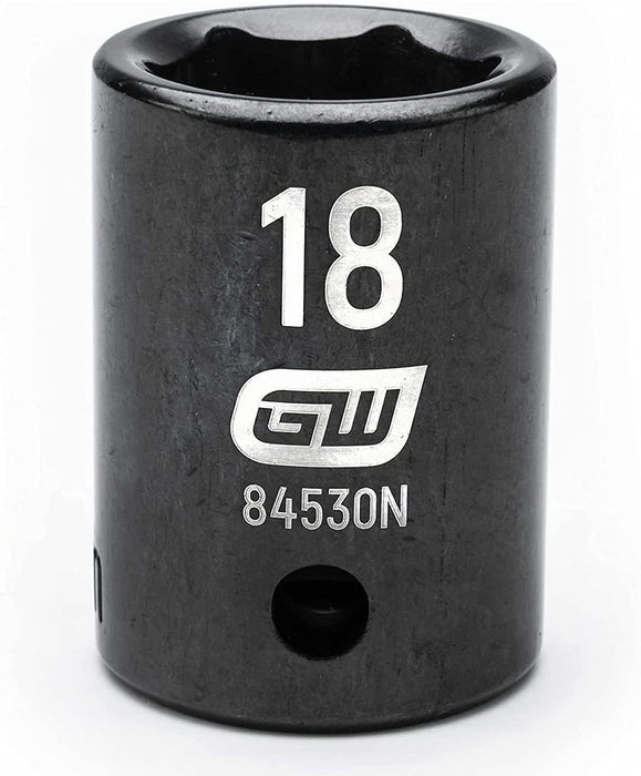 1/2"DRIVE 18MM STANDARD IMPACT SOCKET