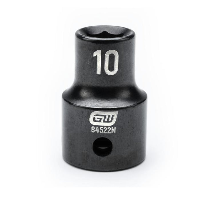 1/2"DRIVE 10MM STANDARD IMPACT SOCKET