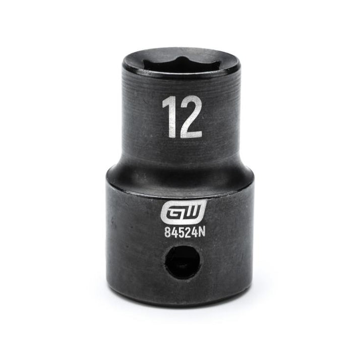 1/2"DRIVE 12MM STANDARD IMPACT SOCKET