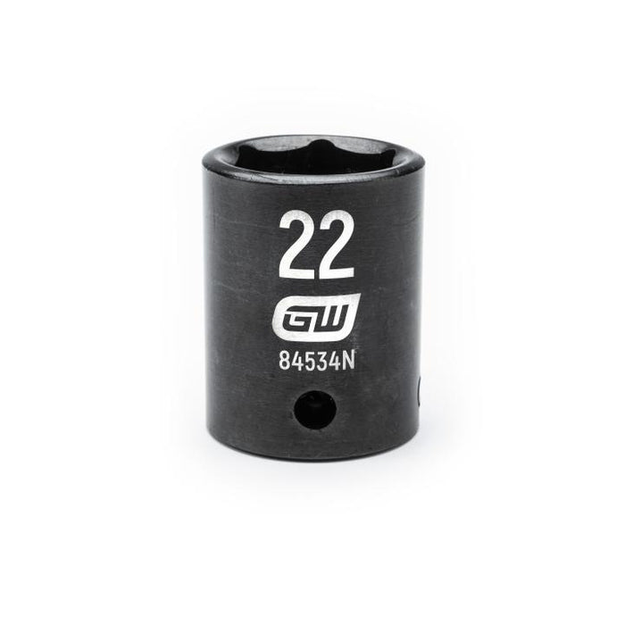 1/2"DRIVE 22MM STANDARD IMPACT SOCKET