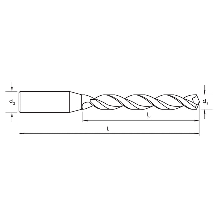 DRILL D168 6.2mm JOBBER R40 UNI DIN338 SPM TiAlN SUTTON — Hillcock ...