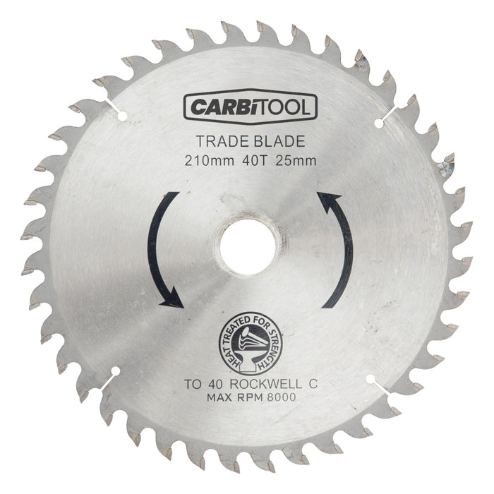 TRADE BLADE STD KERF 203MM X 24T X 25MM TCT