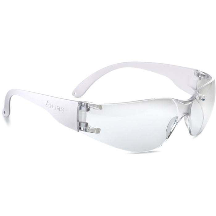 B-Line BL30 Clear ASAF Rimless White Temple