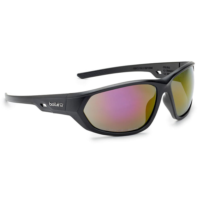 KOMET Fire Flash (Smoky Red Flash) PC AS Lens Black Frame