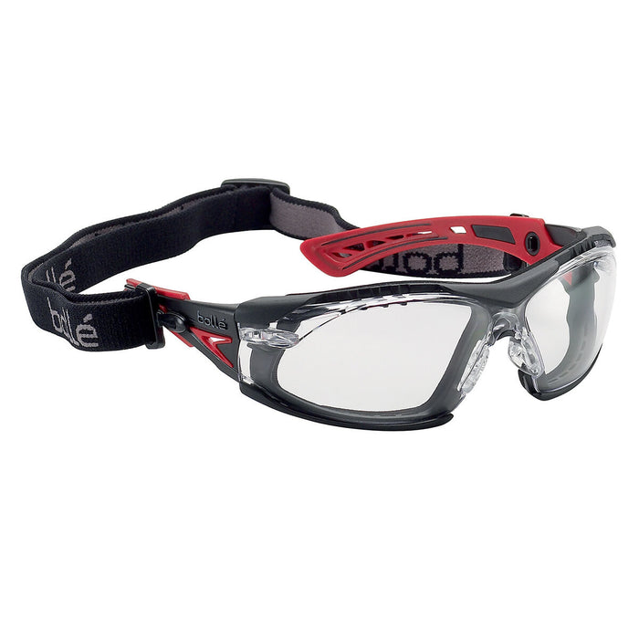 RUSH+ SEAL PLATINUM AS/AF Clear Lens - Assembled with Gasket & Strap