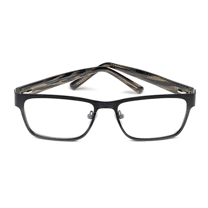 B713L Black/Grey Tortoise Frame with Clear "Blue Light Protective" PC Lens (No Side Shields)