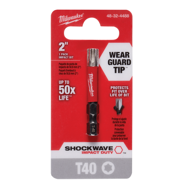 SHOCKWAVE™ Power Bit Torx™ T40 50mm (2“) 1PK