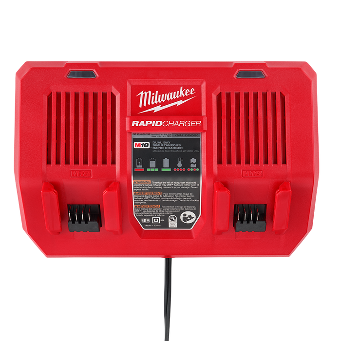 M18™ Dual Bay Simultaneous Rapid Charger