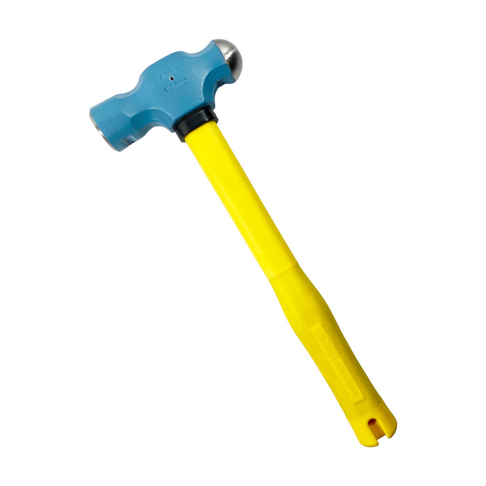 1.360kg Normalised Ball Pein - Yellow Pinned Fibreglass Handle