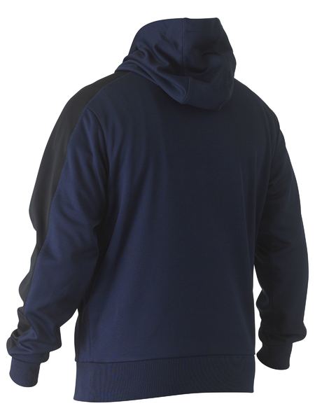 Bisley Recycle Flx & Move™ Pullover Hoodie with Print Navy