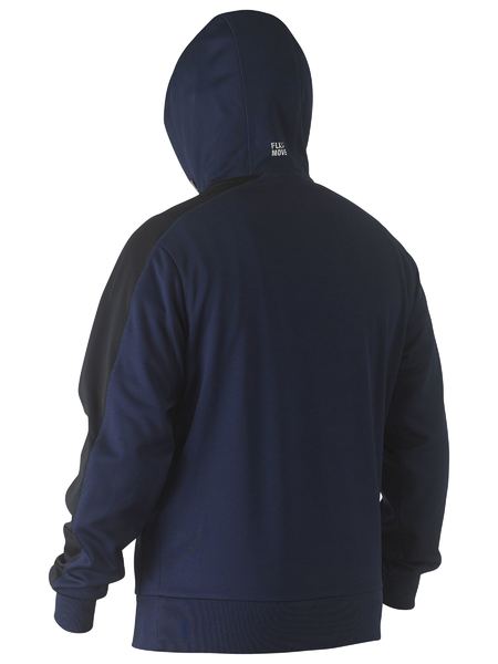 Bisley Recycle Flx & Move™ Pullover Hoodie with Print Navy