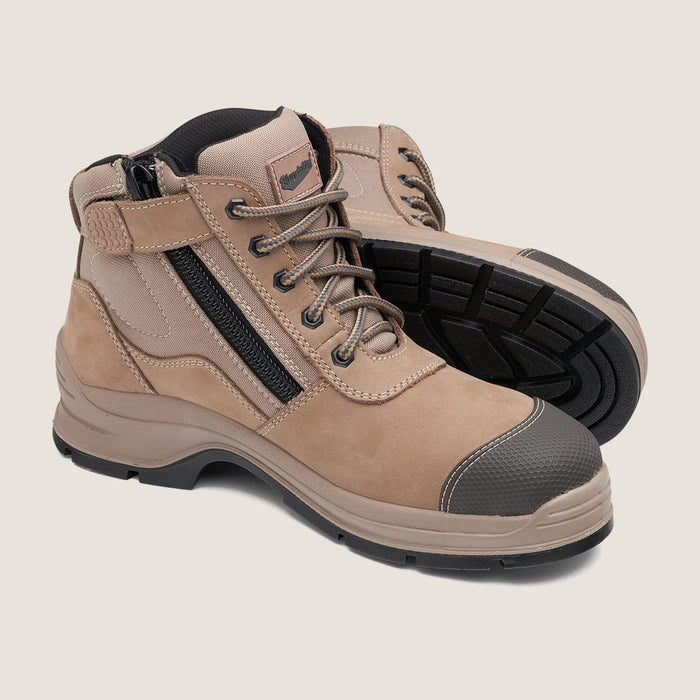 BOOT NUBUCK ZIP SIDE ANKLE 325 STN