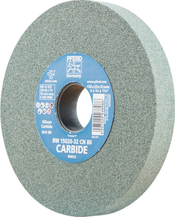 150mm Bench Grinding Wheel - Green BW 15020-32 CN 80 CARBIDE