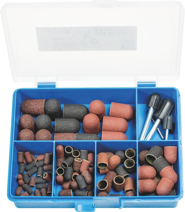 110pc POLICAP Abrasive Caps & Holders C Type PCS 110 C