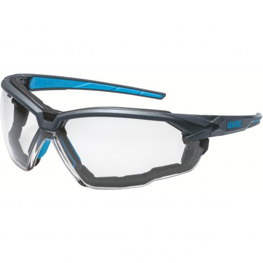 uvex suXXeed w/guard anthracite/blue, clear sv excel lens