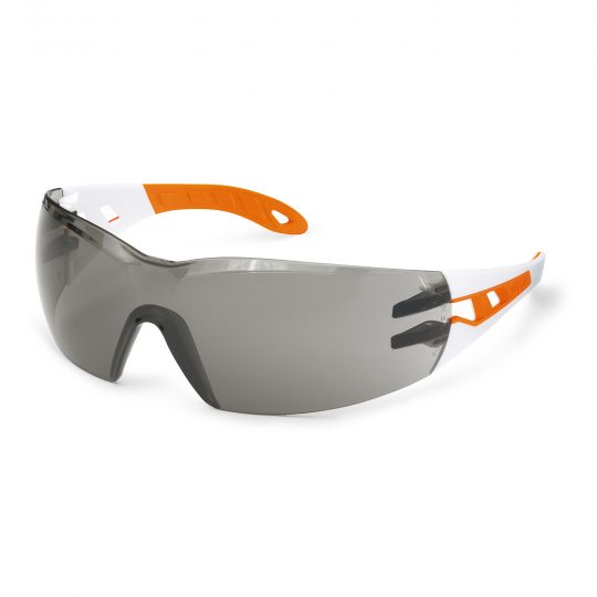 uvex Pheos Small White/Orange Arms, Grey 23% HC-AF lens