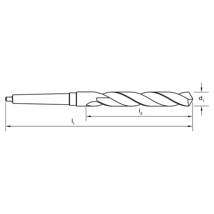 DRILL D115 3/16 " #1 MTS ISO235 HSS BLU